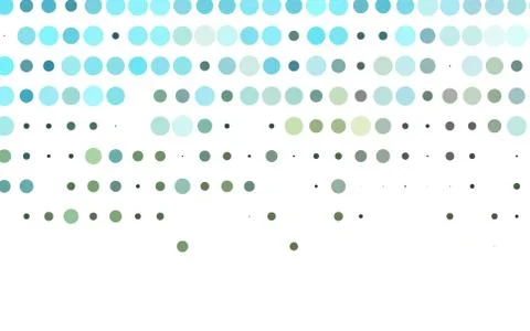Light Blue, Yellow vector backdrop with dots. Stock Illustration