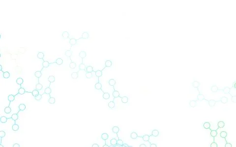 Light Blue, Yellow vector backdrop with artificial intelligence data. 스톡 일러스트