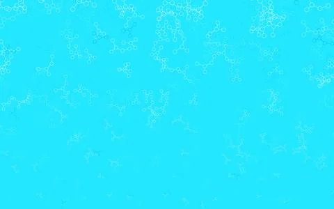 Light Blue, Yellow vector backdrop with artificial intelligence data. Stock Illustration