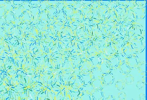 Light blue, yellow vector backdrop with dots. Stock Illustration