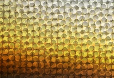 Light Blue, Yellow vector backdrop with dots. Stockillustratie