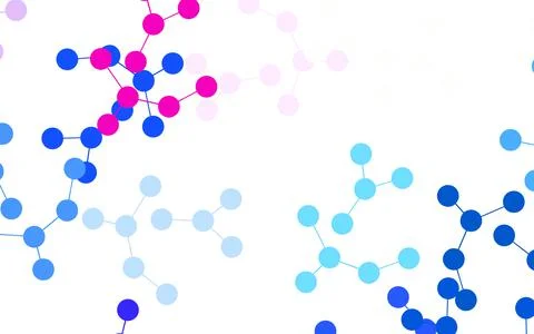 Light Blue, Yellow vector backdrop with artificial intelligence data. Stock Illustration