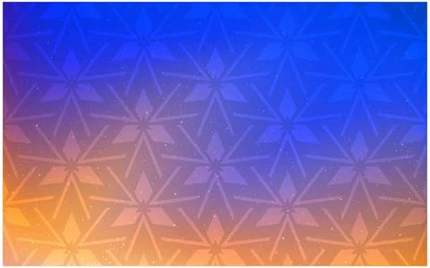 Light Blue, Yellow vector backdrop with lines, triangles. Abstract gradient i Stock Illustration