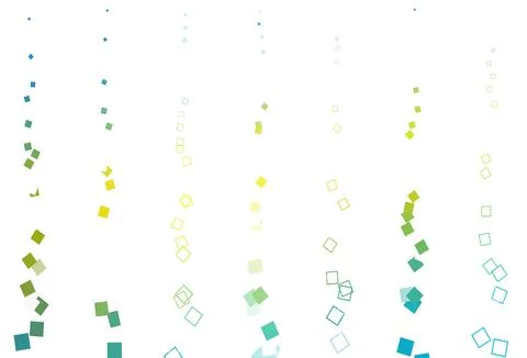 Light Blue, Yellow vector backdrop with lines, rectangles. Illustrazione stock