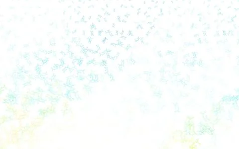 Light Blue, Yellow vector backdrop with artificial intelligence data. 스톡 일러스트