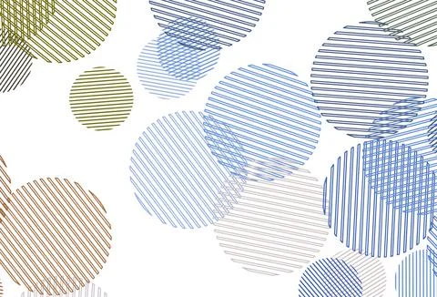 Light Blue, Yellow vector backdrop with dots. Illustrazione stock