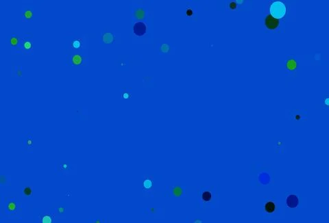 Light Blue, Yellow vector background with bubbles. 스톡 일러스트