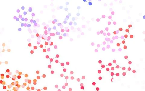 Light Blue, Yellow vector background with forms of artificial intelligence. Illustrazione stock