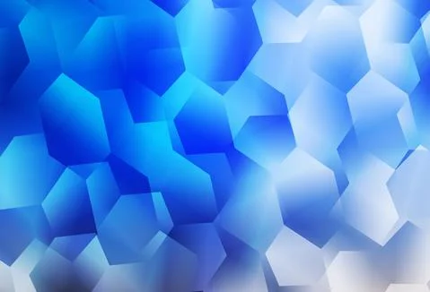 Light Blue, Yellow vector background with set of hexagons. イラスト素材