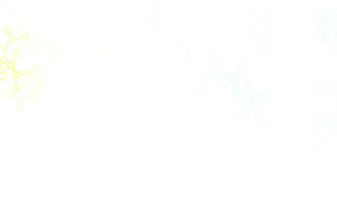 Light Blue, Yellow vector background with forms of artificial intelligence. イラスト素材