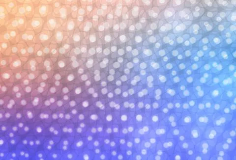 Light Blue, Yellow vector background with bubbles. Stock Illustration