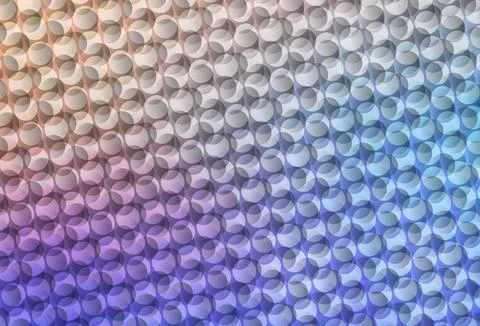 Light Blue, Yellow vector background with bubbles. Stock Illustration