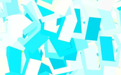 Light Blue, Yellow vector background with set of hexagons. イラスト素材