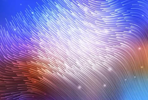 Light Blue, Yellow vector background with wry lines. Stock Illustration