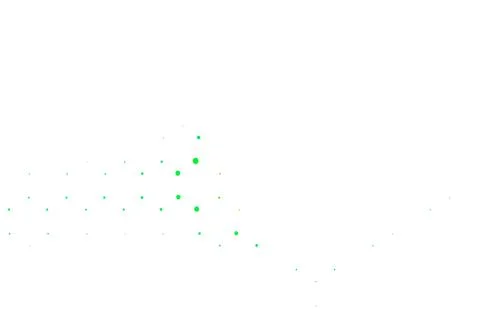 Light blue, yellow vector background with bubbles. Stock Illustration