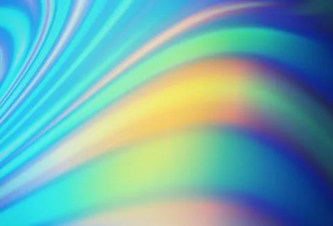 Light Blue, Yellow vector background with abstract lines. Stock Illustration