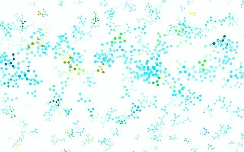 Light Blue, Yellow vector background with forms of artificial intelligence. Ilustración de archivo