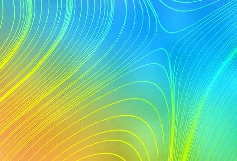 Light Blue, Yellow vector blurred bright pattern. Stock-Illustration