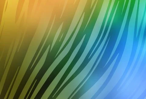 Light Blue, Yellow vector blurred bright pattern. イラスト素材