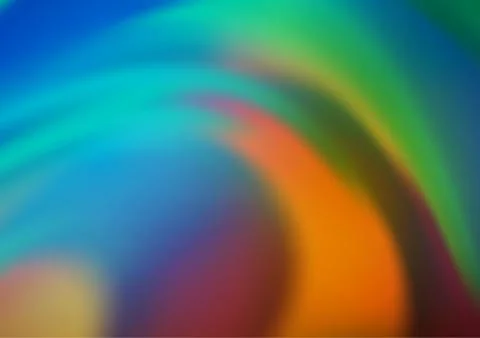 Light Blue, Yellow vector blurred shine abstract pattern. Illustrazione stock