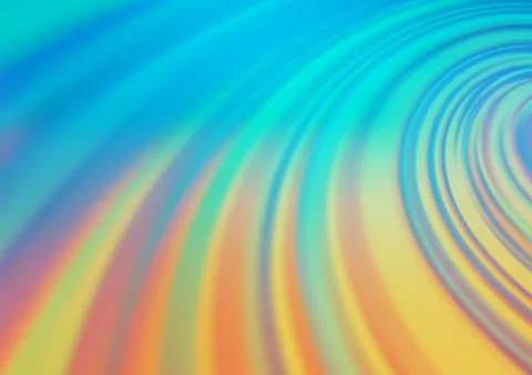 Light Blue, Yellow vector blurred shine abstract pattern. Stock Illustration
