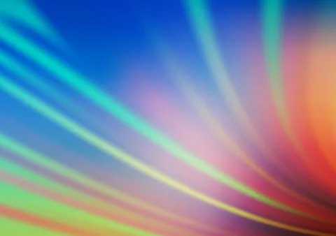 Light Blue, Yellow vector blurred bright pattern. 스톡 일러스트
