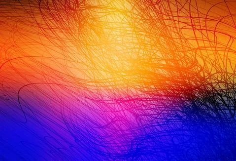 Light Blue, Yellow vector blurred shine abstract texture. Illustrazione stock