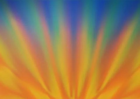 Light Blue, Yellow vector blurred shine abstract pattern. イラスト素材