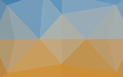 Light Blue, Yellow vector blurry hexagon pattern. Stock Illustration