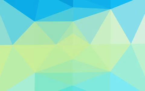 Light Blue, Yellow vector blurry triangle pattern. Stock Illustration