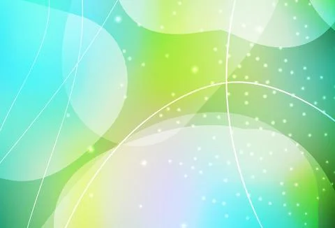 Light Blue, Yellow vector Glitter abstract illustration with colorful dots, l Stockillustratie