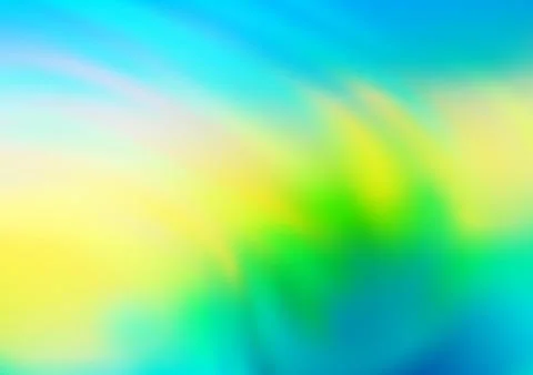 Light Blue, Yellow vector glossy bokeh pattern. イラスト素材