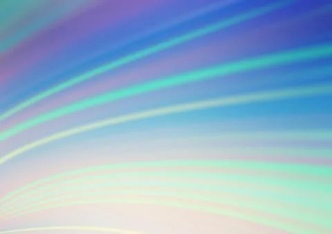 Light Blue, Yellow vector glossy bokeh pattern. Illustrazione stock