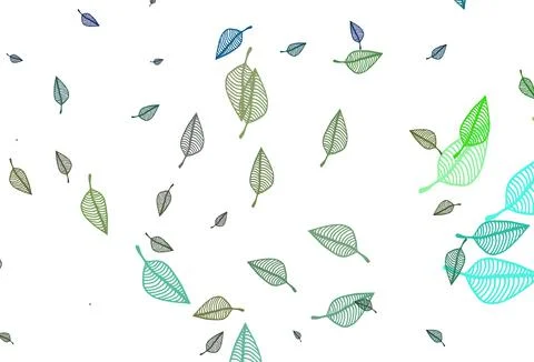 Light Blue, Yellow vector hand painted pattern. Stock Illustration