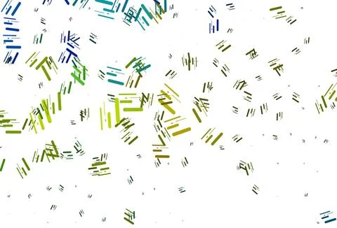 Light Blue, Yellow vector layout with flat lines. Illustrazione stock