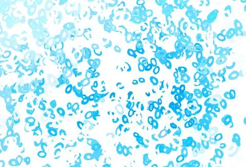 Light Blue, Yellow vector layout with circle shapes. Illustrazione stock