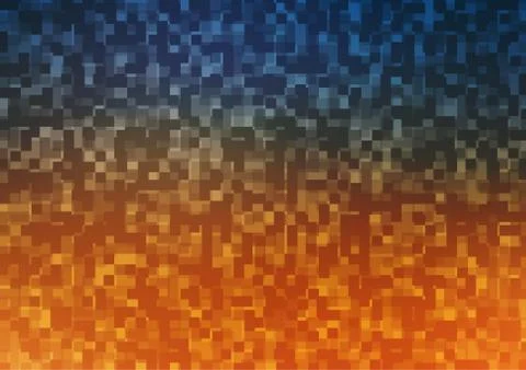 Light Blue, Yellow vector layout with lines, rectangles. Illustrazione stock