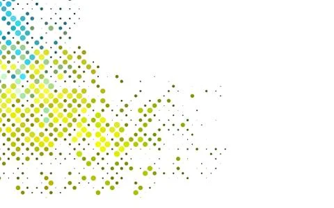 Light Blue, Yellow vector layout with circle shapes. Ilustración de archivo