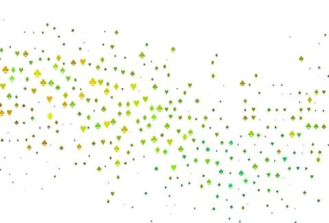 Light Blue, Yellow vector layout with elements of cards. Stock Illustration