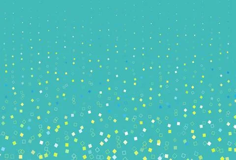 Light Blue, Yellow vector layout with rectangles, squares. Illustrazione stock