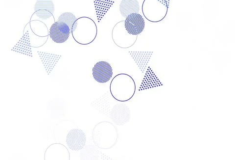 Light Blue, Yellow vector layout with circles, lines. Ilustración de archivo
