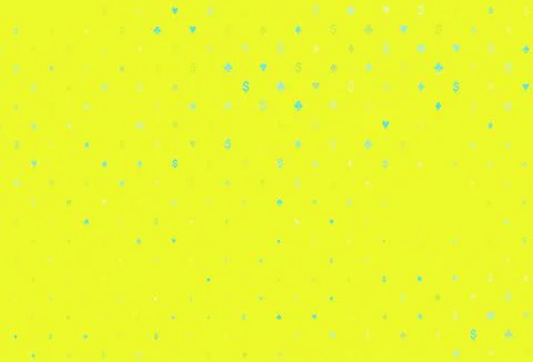 Light blue, yellow vector layout with elements of cards. Stock Illustration