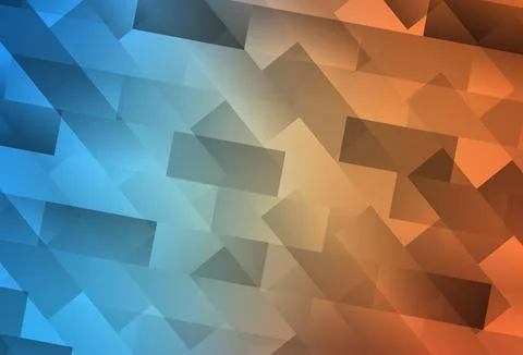 Light Blue, Yellow vector layout with lines, rectangles. 스톡 일러스트