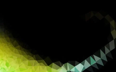 Light Blue, Yellow vector low poly layout. Stock Illustration