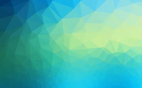 Light Blue, Yellow vector low poly texture. Illustrazione stock