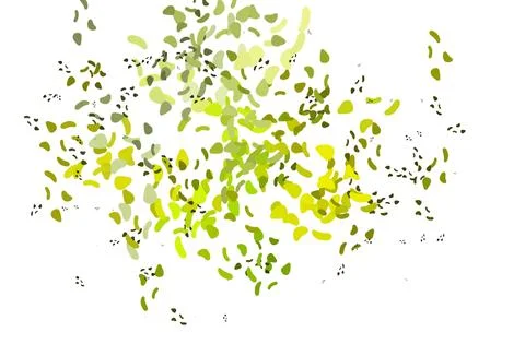 Light Blue, Yellow vector pattern with chaotic shapes. Illustrazione stock