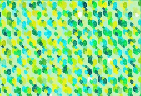 Light Blue, Yellow vector pattern with lamp shapes. Stock Illustration