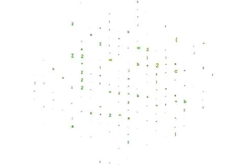 Light Blue, Yellow vector pattern with arithmetic signs. Stock Illustration