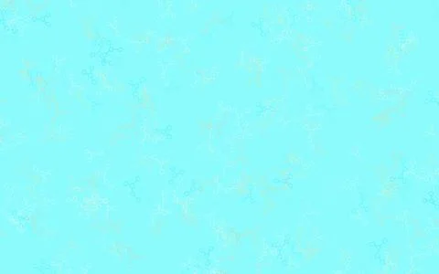 Light Blue, Yellow vector pattern with artificial intelligence network. Stock Illustration