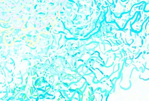 Light Blue, Yellow vector pattern with spheres, lines. Illustrazione stock